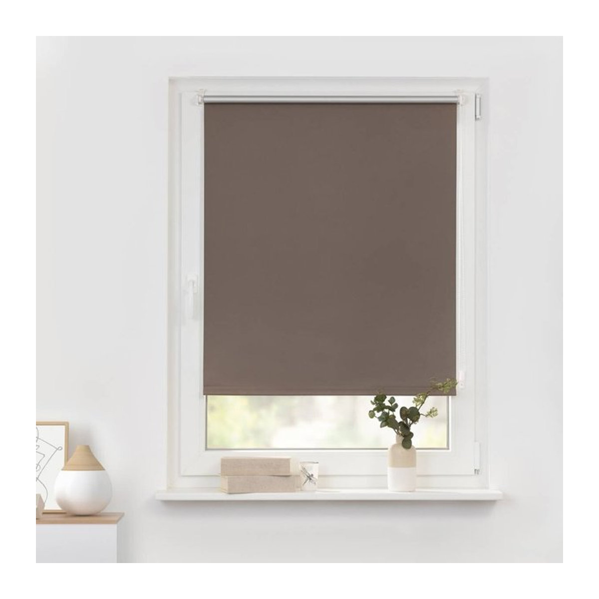 Lichtblick Thermo-Rollo Klemmfix Verdunkelung Taupe B/H: 70 x 150 cm - Bild 5