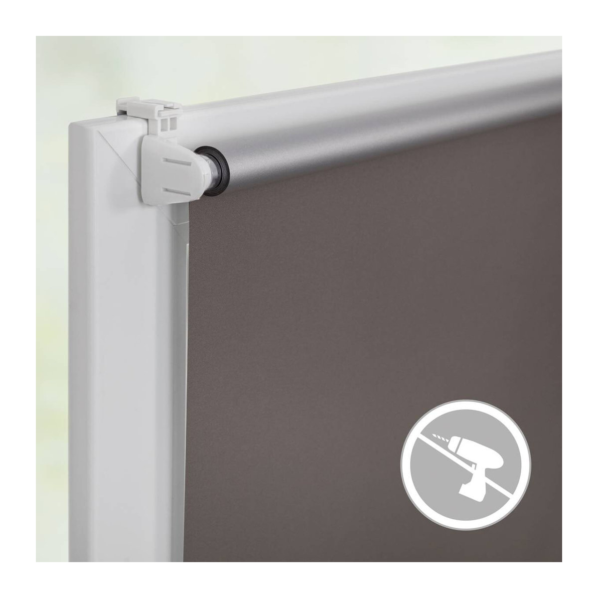Lichtblick Thermo-Rollo Klemmfix Verdunkelung Taupe B/H: 70 x 150 cm - Bild 7