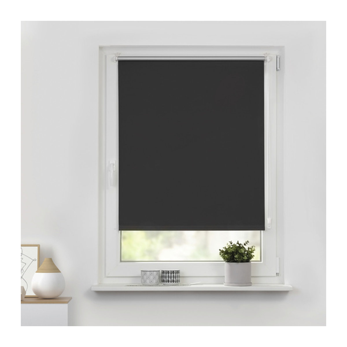 Lichtblick Thermo-Rollo Klemmfix Verdunklungsqualität Anthrazit B/H: 85 x 150 cm - Bild 9