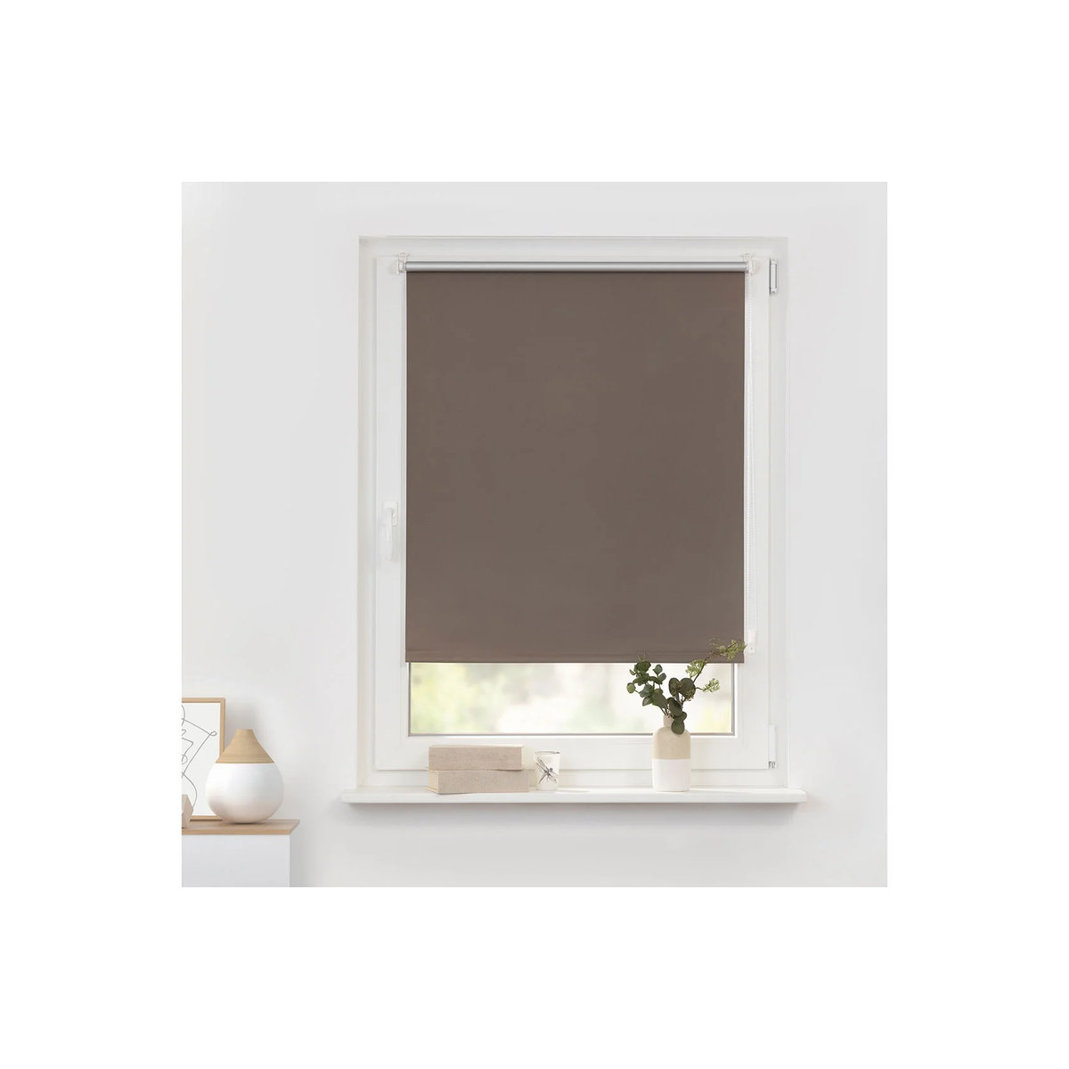 LICHTBLICK Thermo-Rollo Klemmfix Verdunklungsqualität in Taupe, Breite: 95 cm, Höhe: 150 cm - Bild 2