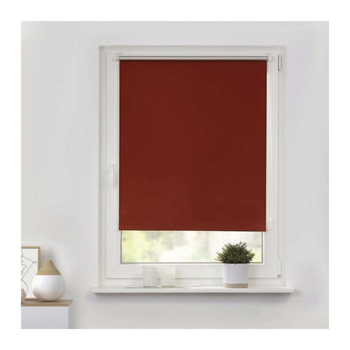 LICHTBLICK Thermo-Rollo Klemmfix zur Verdunkelung, Terracotta, B: 80 cm, H: 220 cm - Bild 8