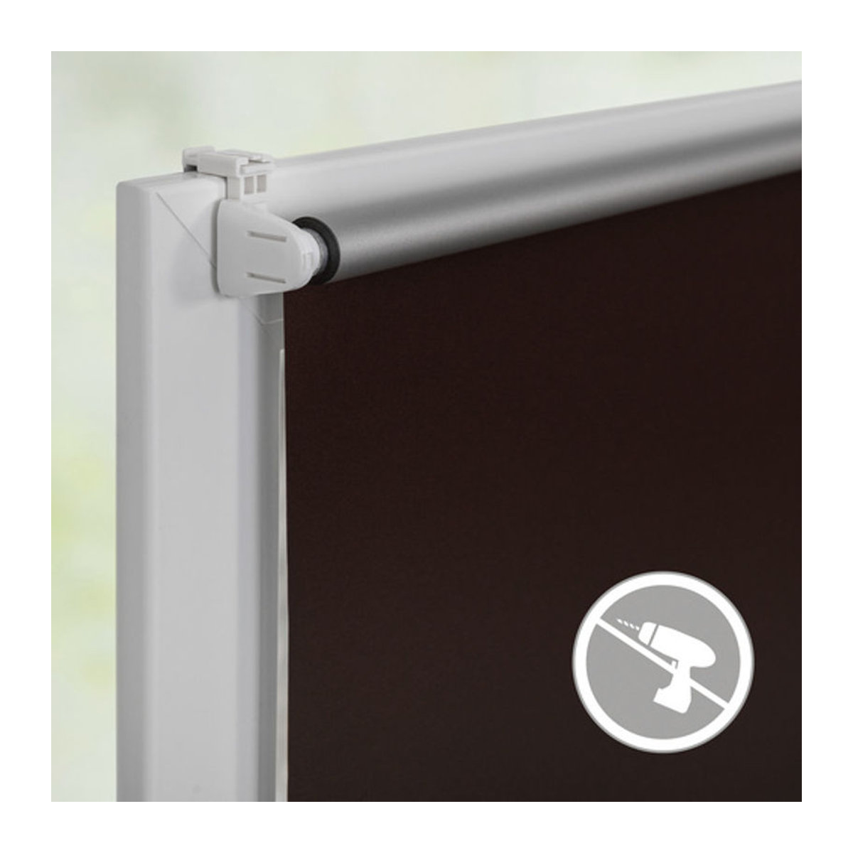 Lichtblick Thermo-Rollo mit Klemmfix in Braun, B: 60 cm, H: 220 cm - Bild 7