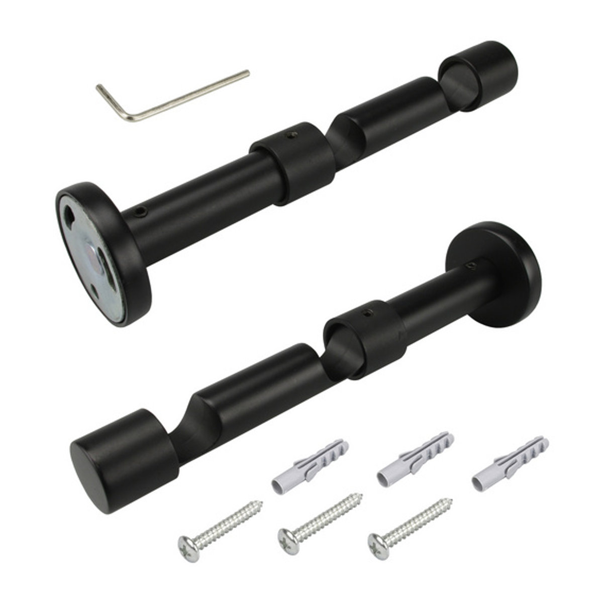 LIEDECO Deckenträger aus Metall in Schwarz mit Ø 16 mm - Bild 2