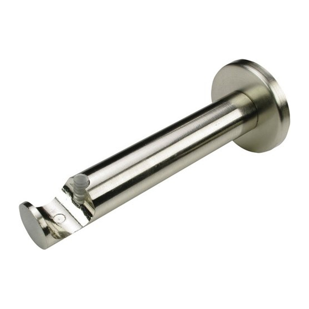 LIEDECO Gardinenstangen-Träger aus Metall in Silber für Ø 20 mm mit Schraubmontage - Bild 1