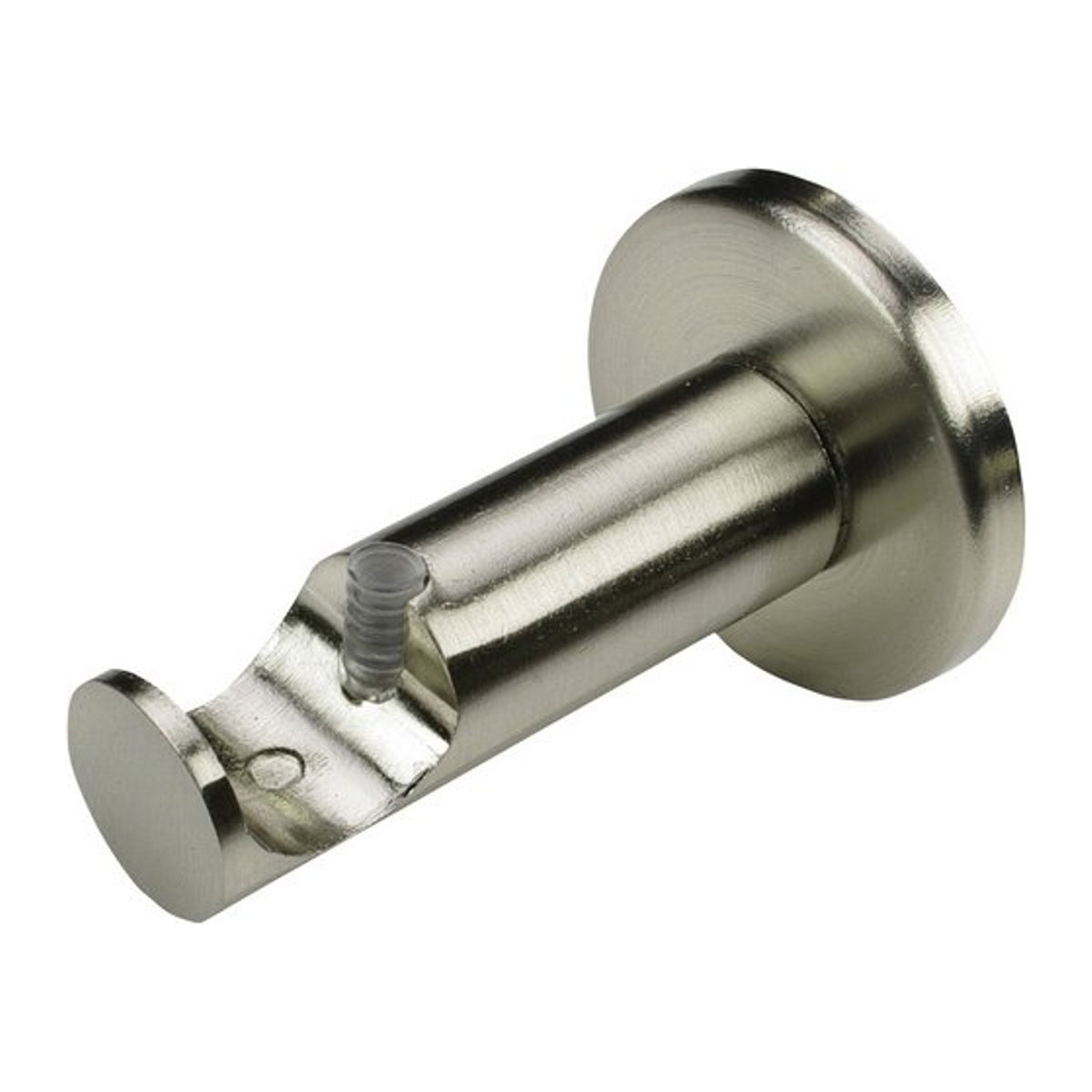 LIEDECO Gardinenstangen-Träger aus Metall in Silber für Ø 20 mm mit Schraubmontage - Bild 1