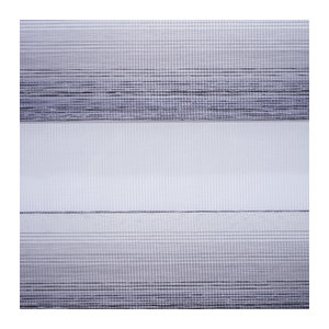 LIEDECO Klemmfix-Duo-Rollo aus Stoff in Grau, lichtdurchlässig und ohne Bohren