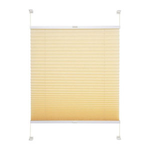 LIEDECO Klemmfix-Plissee in Beige zur Verdunkelung, B: 100 cm, H: 150 cm