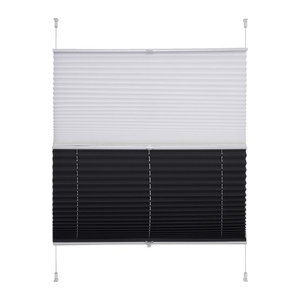 LIEDECO Klemmfix Plissee zur Verdunkelung, ohne Bohren, B: 40 cm, H: 130 cm