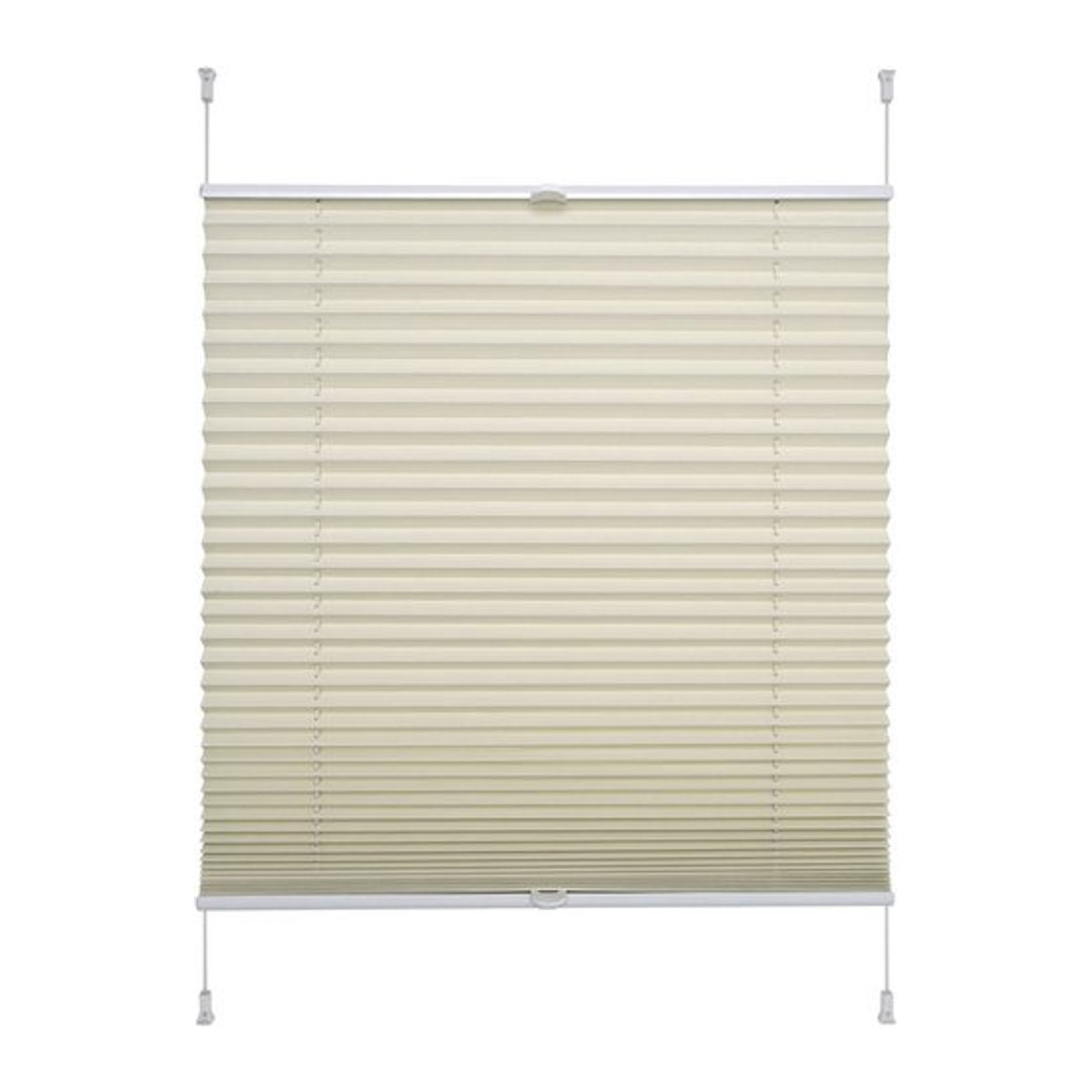 LIEDECO Klemmfix Thermo Plissee in Beige mit Single-Cell-Struktur zur Verdunkelung, B: 80 cm, H: 130 cm - Bild 1