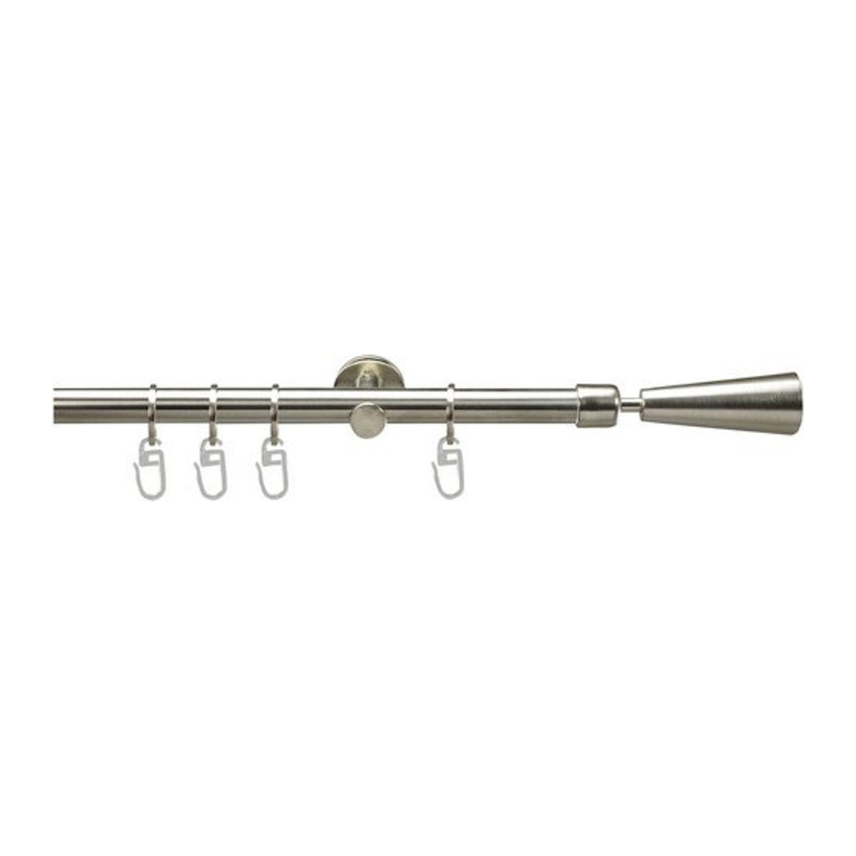 LIEDECO Stilgarnitur Bergamo aus Metall in Silber, Länge: 1200 mm, Durchmesser: 16 mm - Bild 1