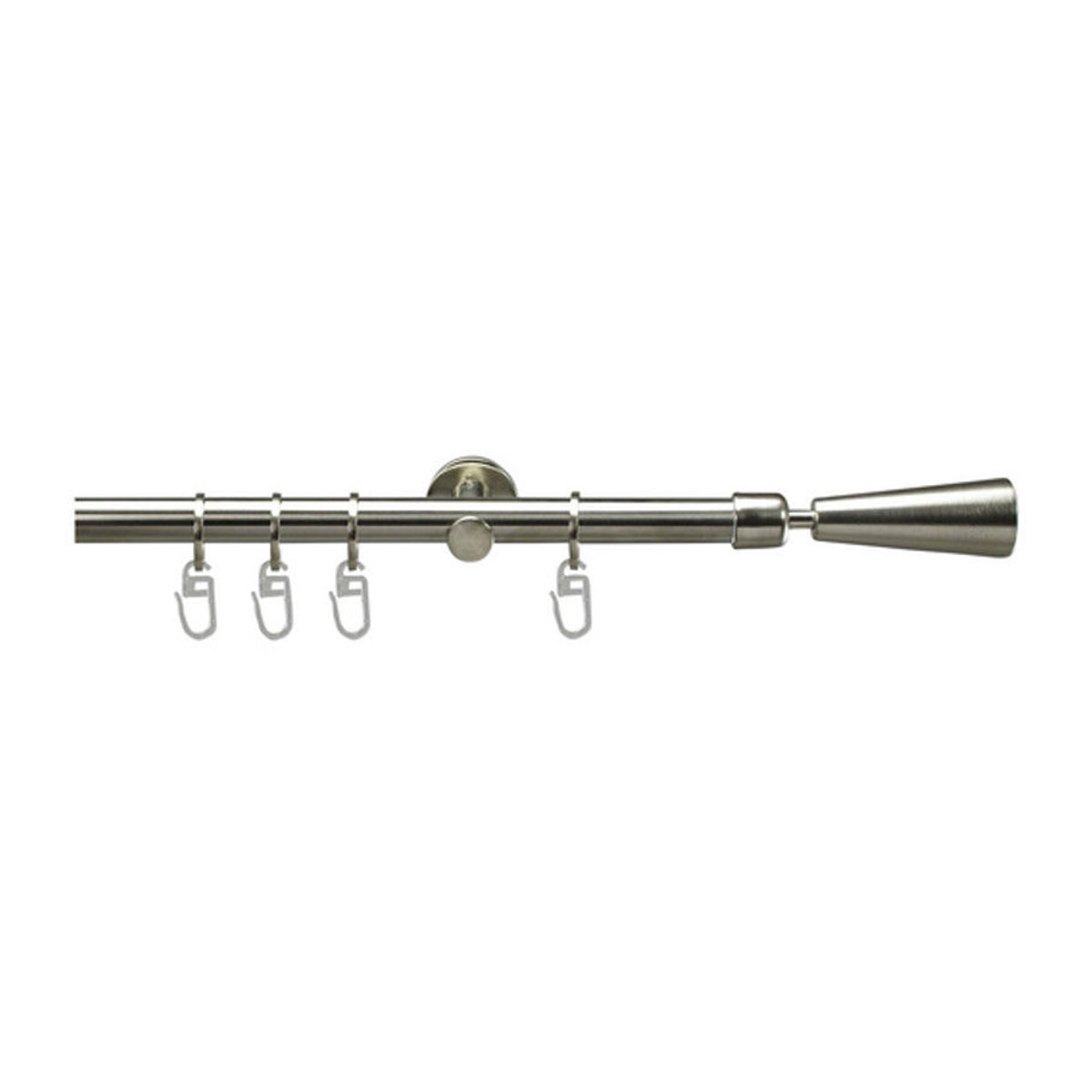 LIEDECO Stilgarnitur Bergamo aus Metall in Silber, Länge: 1200 mm, Durchmesser: 16 mm - Bild 2