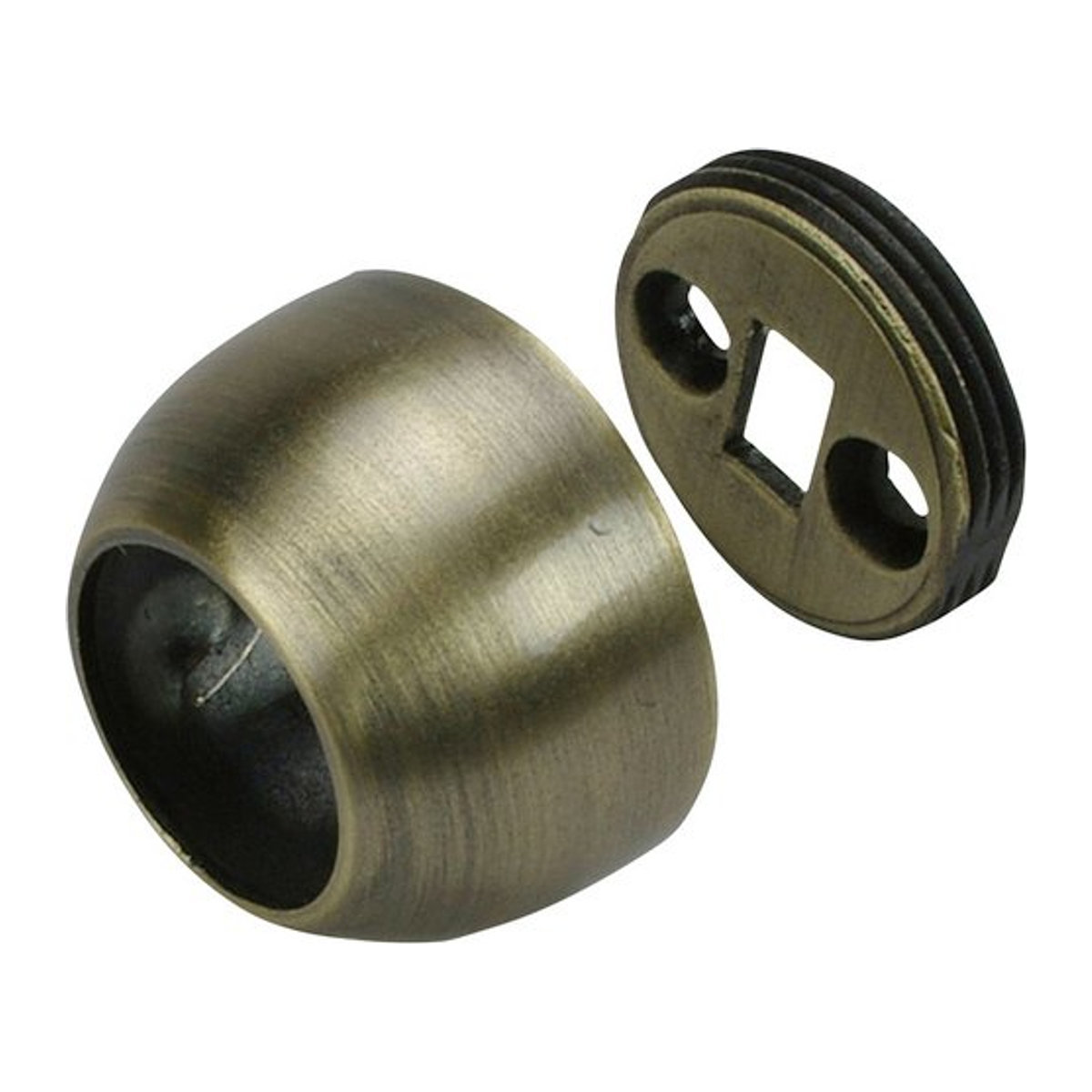 LIEDECO Wandlager aus Metall in Braun mit Ø 20 mm - Bild 1