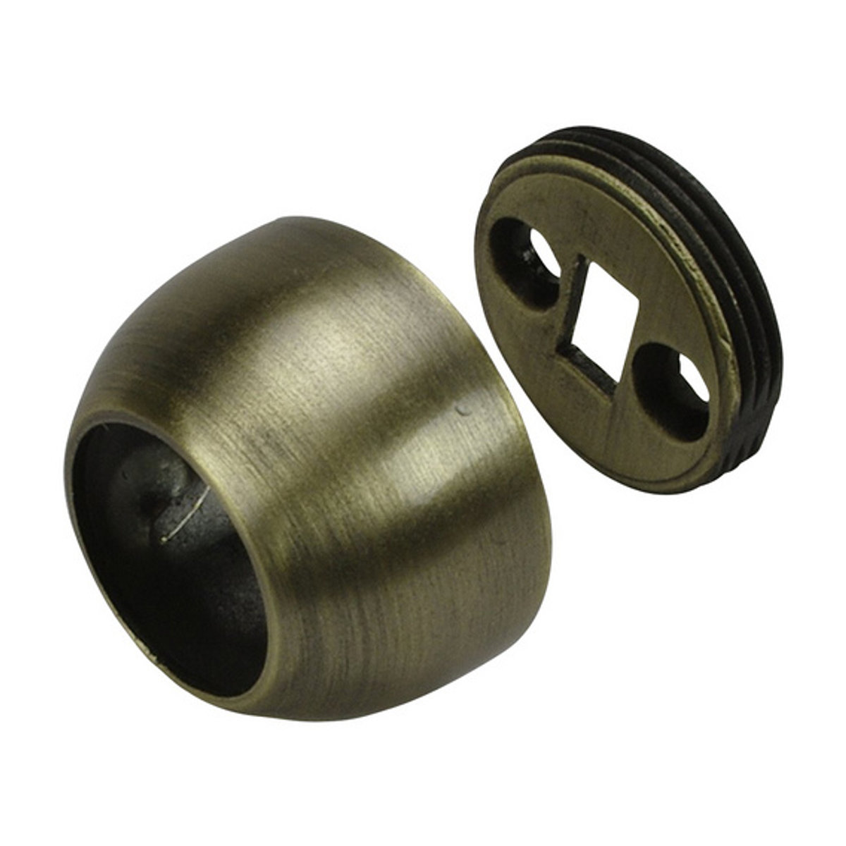 LIEDECO Wandlager aus Metall in Braun mit Ø 20 mm - Bild 2