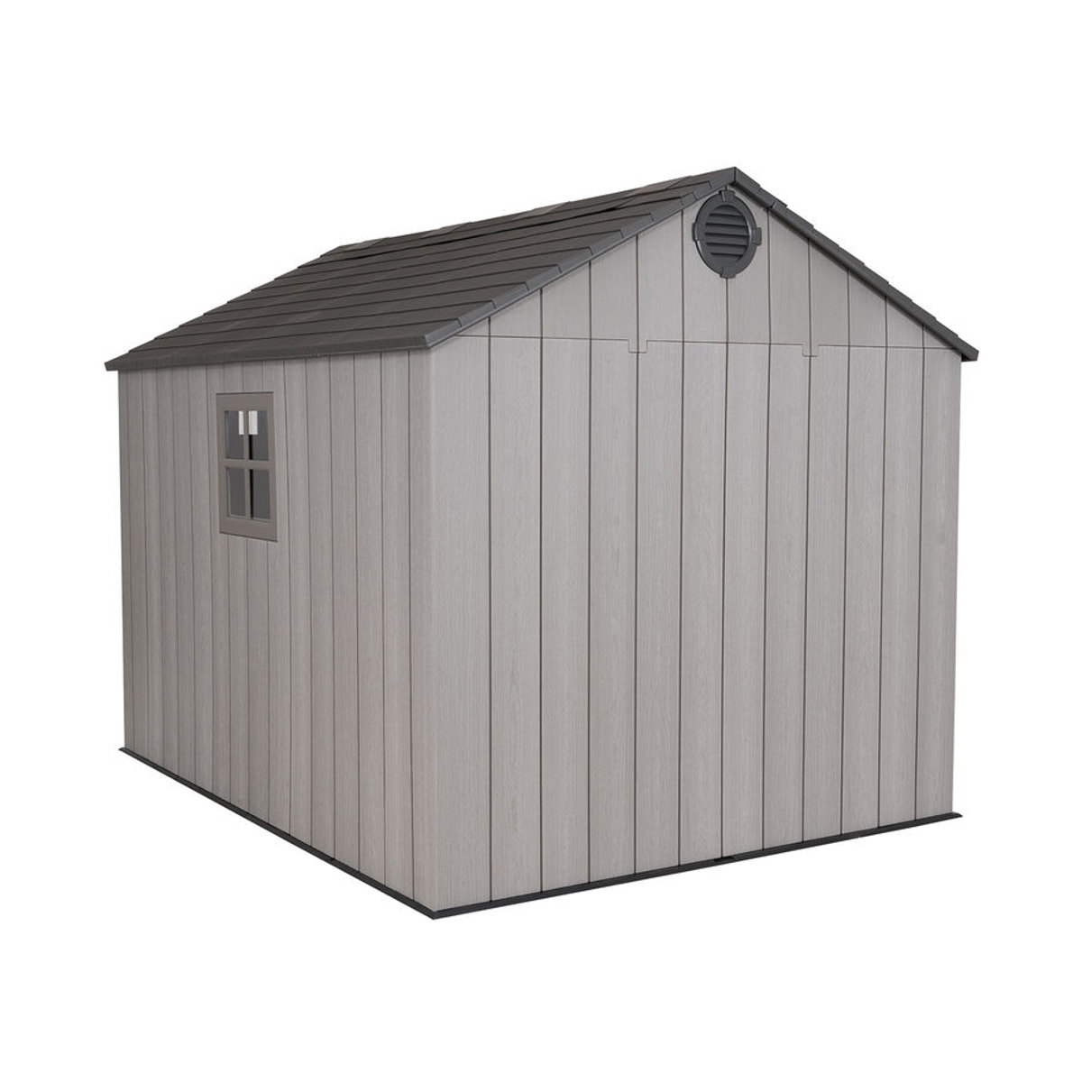 LIFETIME Gartenhaus Jupiter aus Kunststoff und Stahl in Grau, B/T/H: 244 x 305 x 244 cm - Bild 2