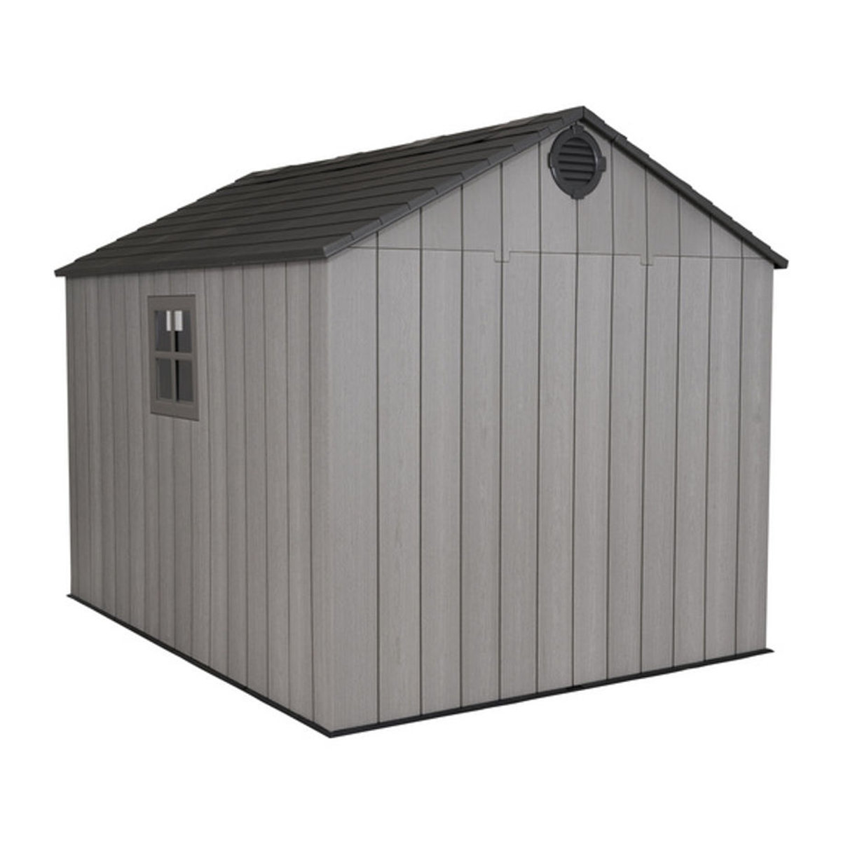 LIFETIME Gartenhaus Jupiter aus Kunststoff und Stahl in Grau, B/T/H: 244 x 305 x 244 cm - Bild 4