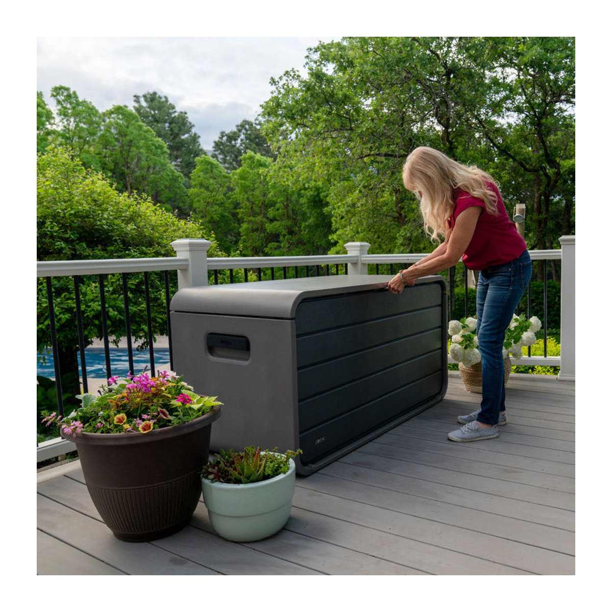 Lifetime Kissen- und Auflagenbox Space XL Grau 625 Liter B/H/L: 146,7 x 77,2 x 72,4 cm - Bild 4