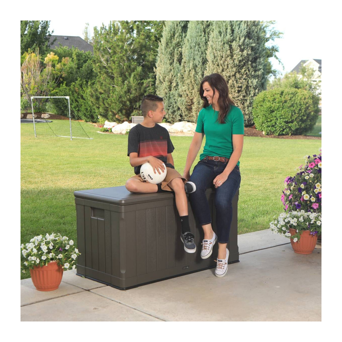 Lifetime Kissenbox Premium 440L braun Kunststoff B/H/T: 128 x 67 x 64 cm - Bild 2