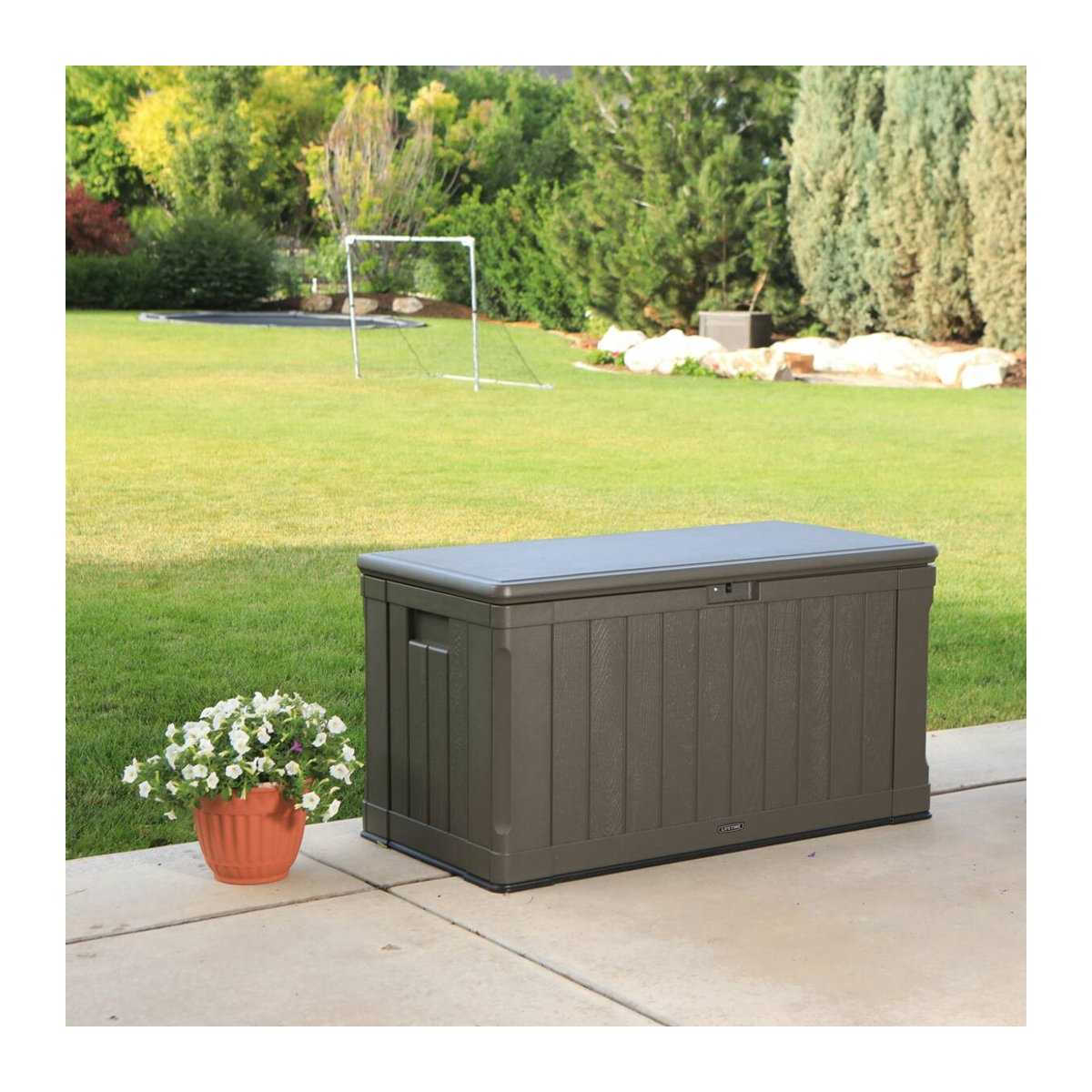 Lifetime Kissenbox Premium 440L braun Kunststoff B/H/T: 128 x 67 x 64 cm - Bild 4