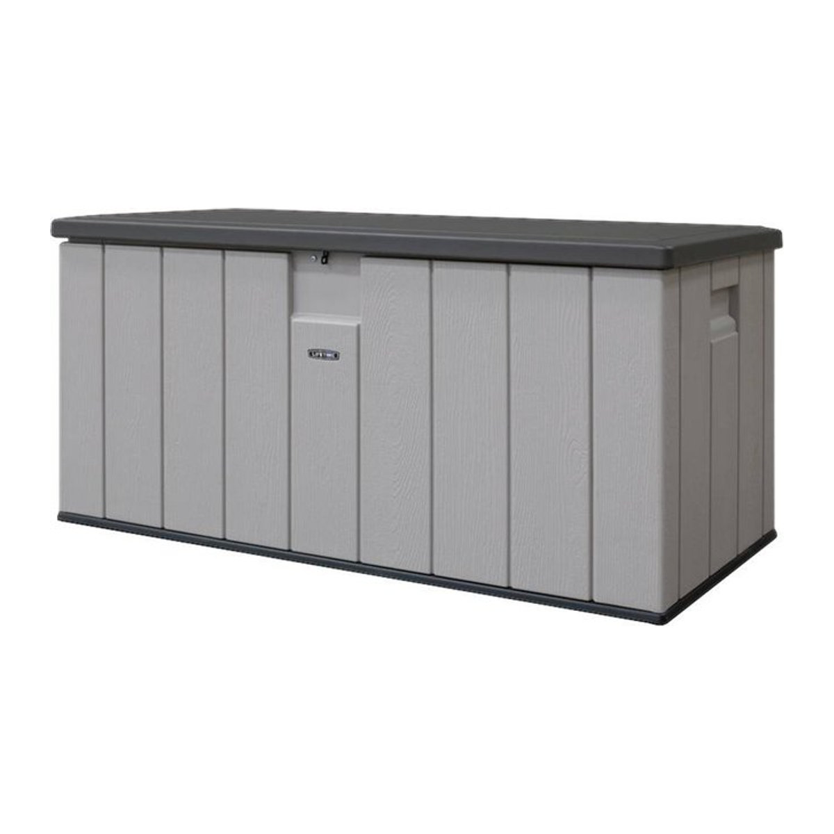 Lifetime Kunststoff Kissenbox Harmony Polsteraufbewahrung 568 l Lichtgrau B/H/L: 151 x 70 x 72 cm - Bild 5