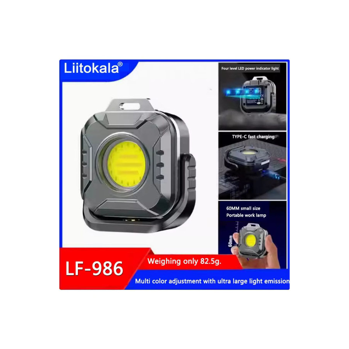 LiitoKala LF-986 Mini-Arbeitsleuchte multifunktionale tragbare Lampe für Outdoor-Camping - Bild 7
