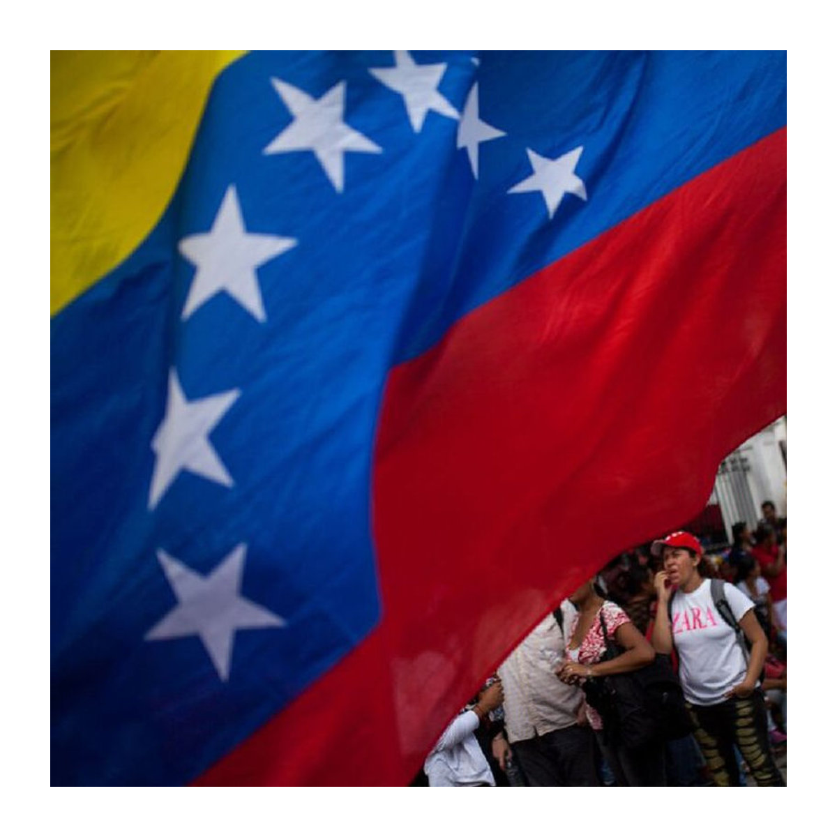 Lilaclag Venezuela-Flagge als Dekoration mit 7 oder 8 Sternen, B/H: 90 x 150 cm, mehrfarbig - Bild 1