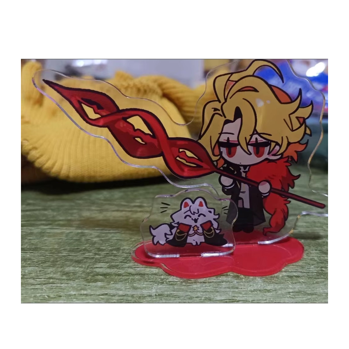 Limbus Company Don Quixote Acryl Stand Modell Figur Mehrfarbig aus Kunststoff als Anime Dekoration - Bild 2