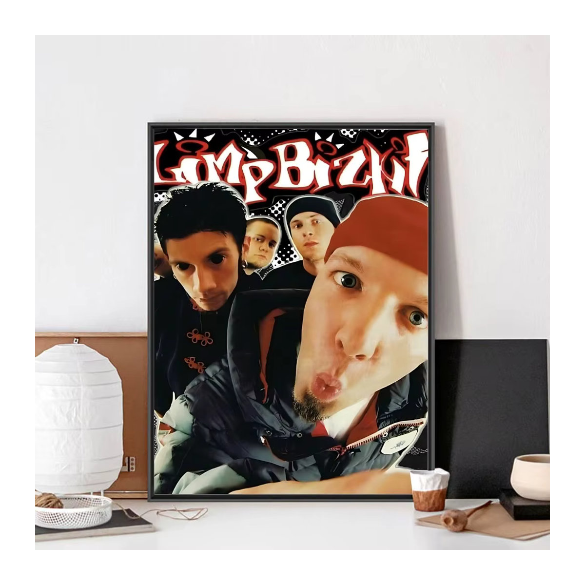 Limp Bizkit Vintage Poster aus Papier, mehrfarbig, Hochformat, B: 20 cm, H: 15 cm - Bild 3