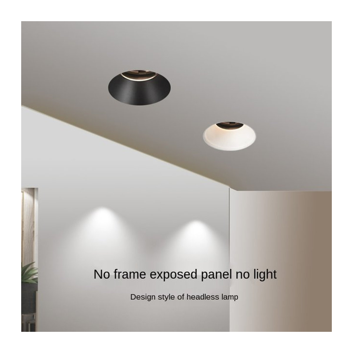 LINBIRD LED Einbaustrahler im minimalistischen Design für Wohnzimmer und Galerien, verstellbar, Schwarz/Weiß - Bild 1