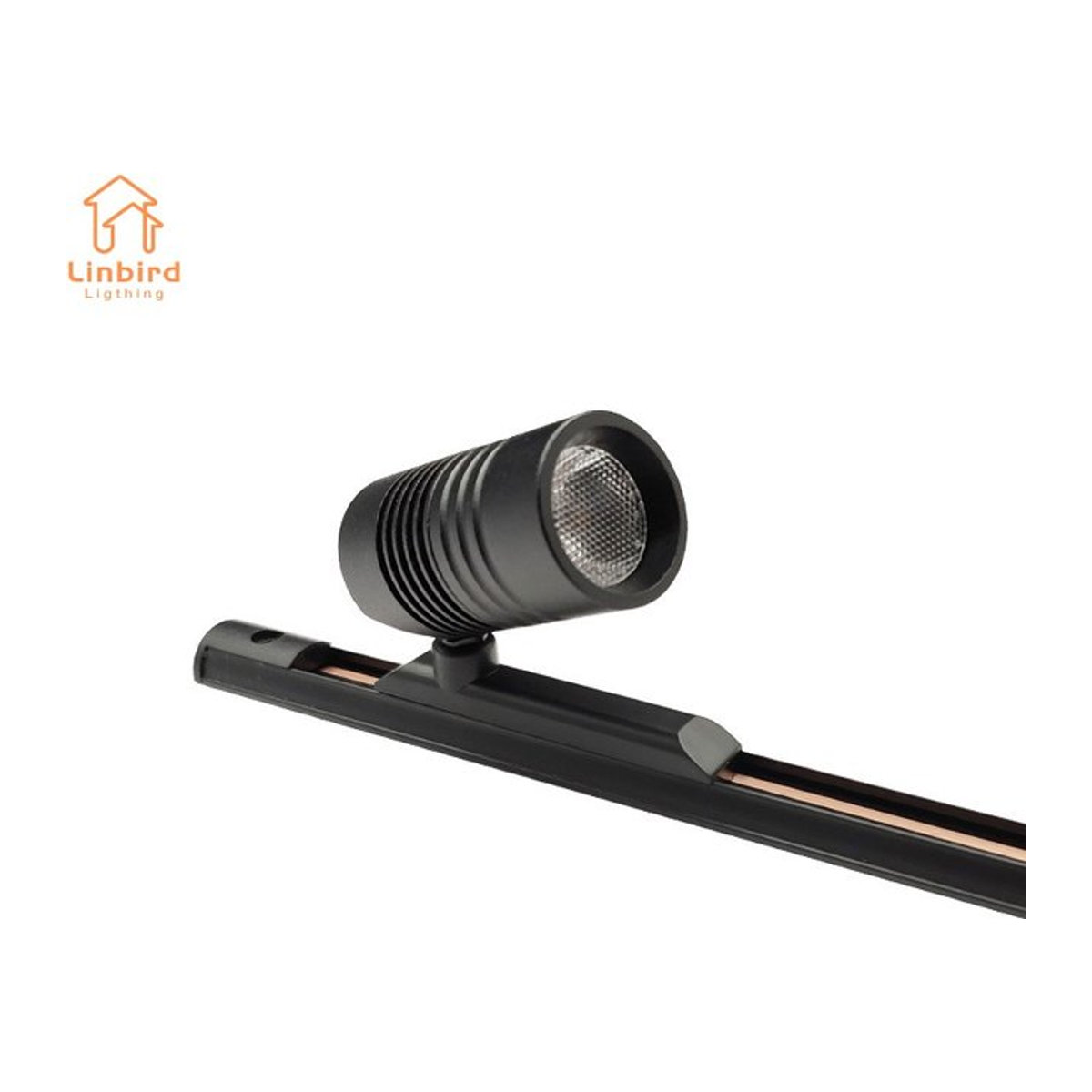 LINBIRD LED Schienensystem mit magnetischer Absorption für Museen und Galerien, Schwarz, Minimalistisches Design - Bild 1