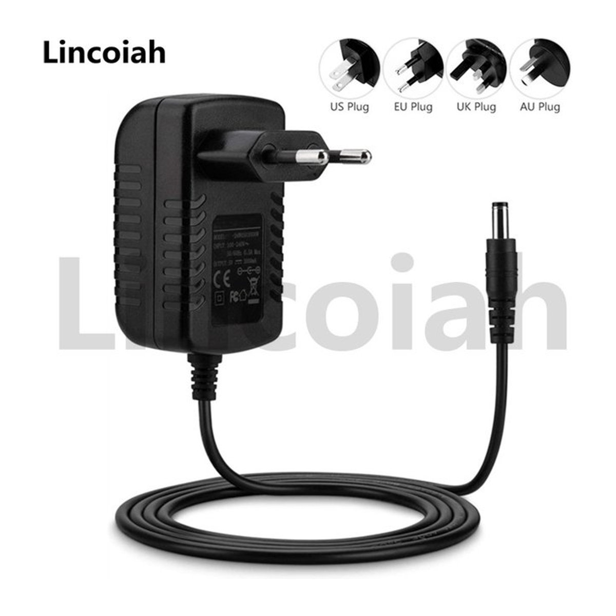 Lincoiah Adapter-Ladegerät Schwarz für Dibea F20 MAX, Electrolux PURE Q9, AEG FX9, PF91-6BWF und F9 BedPro Staubsauger, 35V 500mA 0,5A 1A - Bild 1