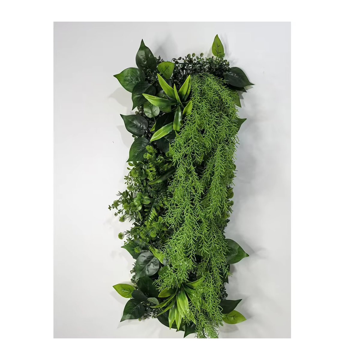 Linhongbin Künstliche Rasenpflanze Grün als Wand Panel zur Dekoration, B: 25 cm, H: 75 cm - Bild 2