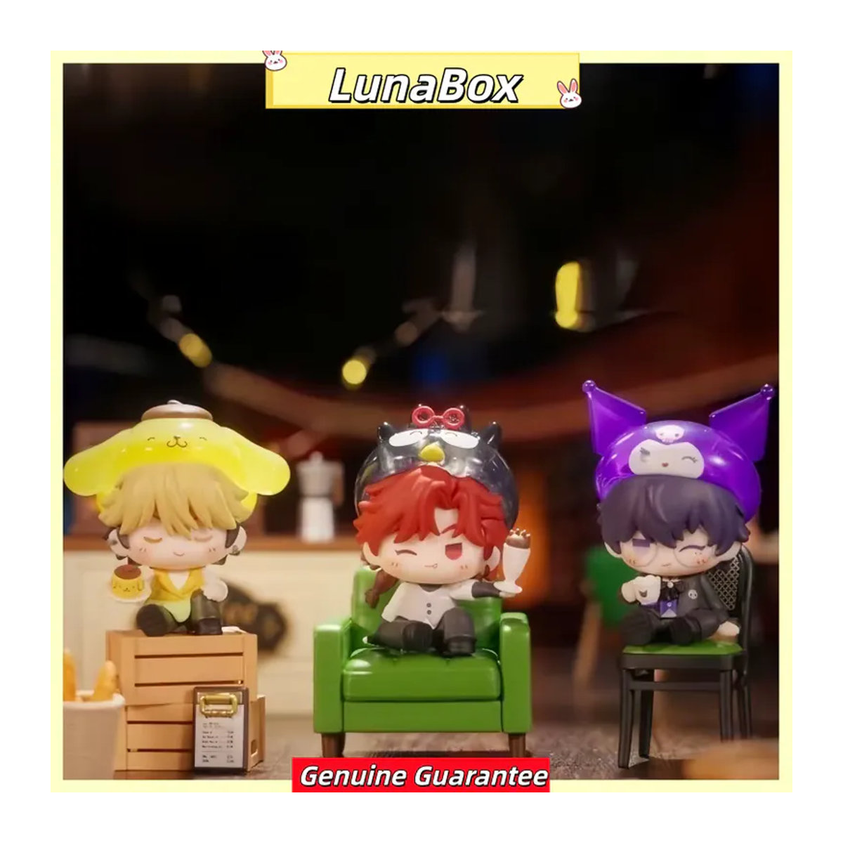 Link Click x Sanrio Sweet Moments Serie Blind Box, mehrfarbige Mini-Figur aus Kunststoff für Sammler und Schreibtisch-Deko - Bild 5
