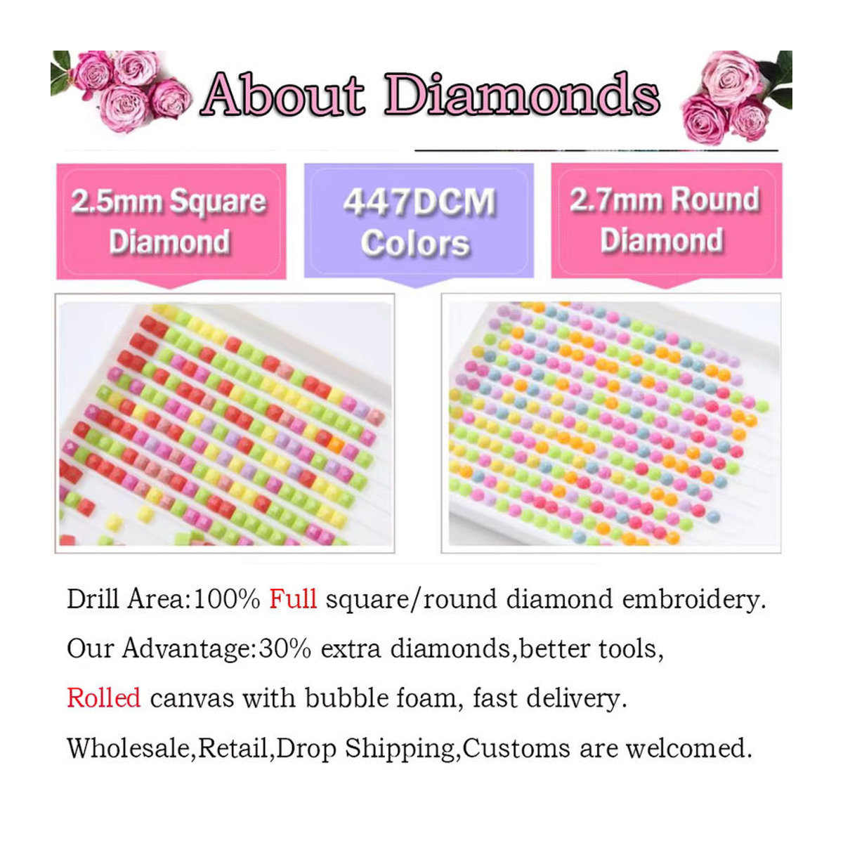 Linxiaofei DIY Diamantgemälde Dämonen-Engel-Mädchen in Schwarz und Mehrfarbig als Kreuzstich-Set und Diamant-Mosaik zur Wohnzimmer-Dekoration - Bild 2