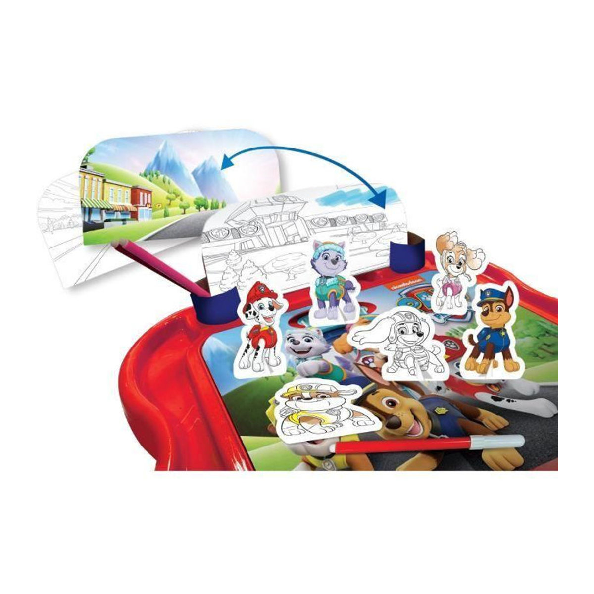 LISCIANI Paw Patrol Mal- und Spielbrett in Rot - Bild 2