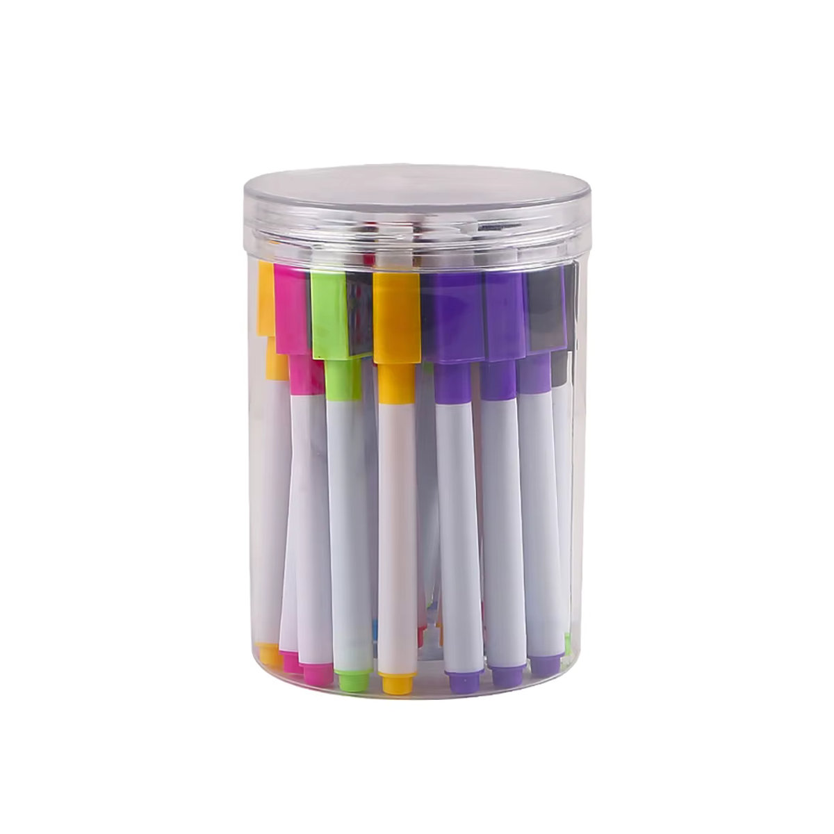LIT-ONTNMA 8-Farben-Magnetset mit Whiteboard-Stiften, Rundspitze, mehrfarbig, trocken abwischbare Marker für Kinder - Bild 4
