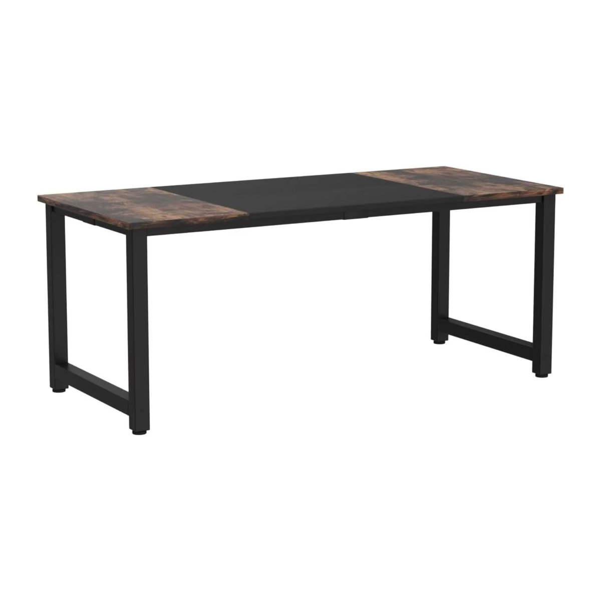 LITTLE TREE Chefschreibtisch modern in Braun mit Metallgestell, Breite: 180 cm - Bild 6