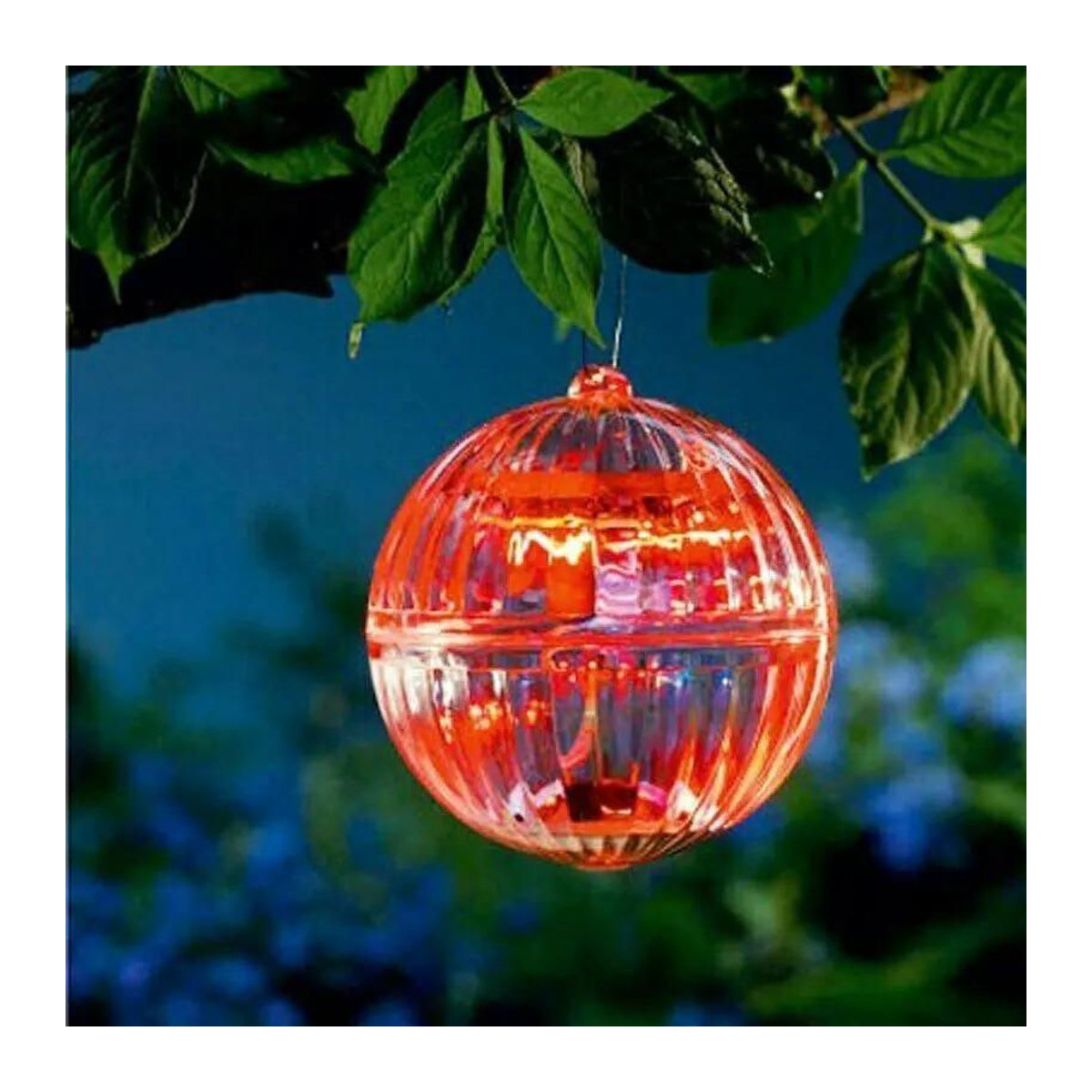 LIUXING Fire Solar Lamp Schwimmende Solar-LED-Unterwasserlampe für Teich und Pool in Bunt und Warmweiß, Durchmesser: 10 cm - Bild 5