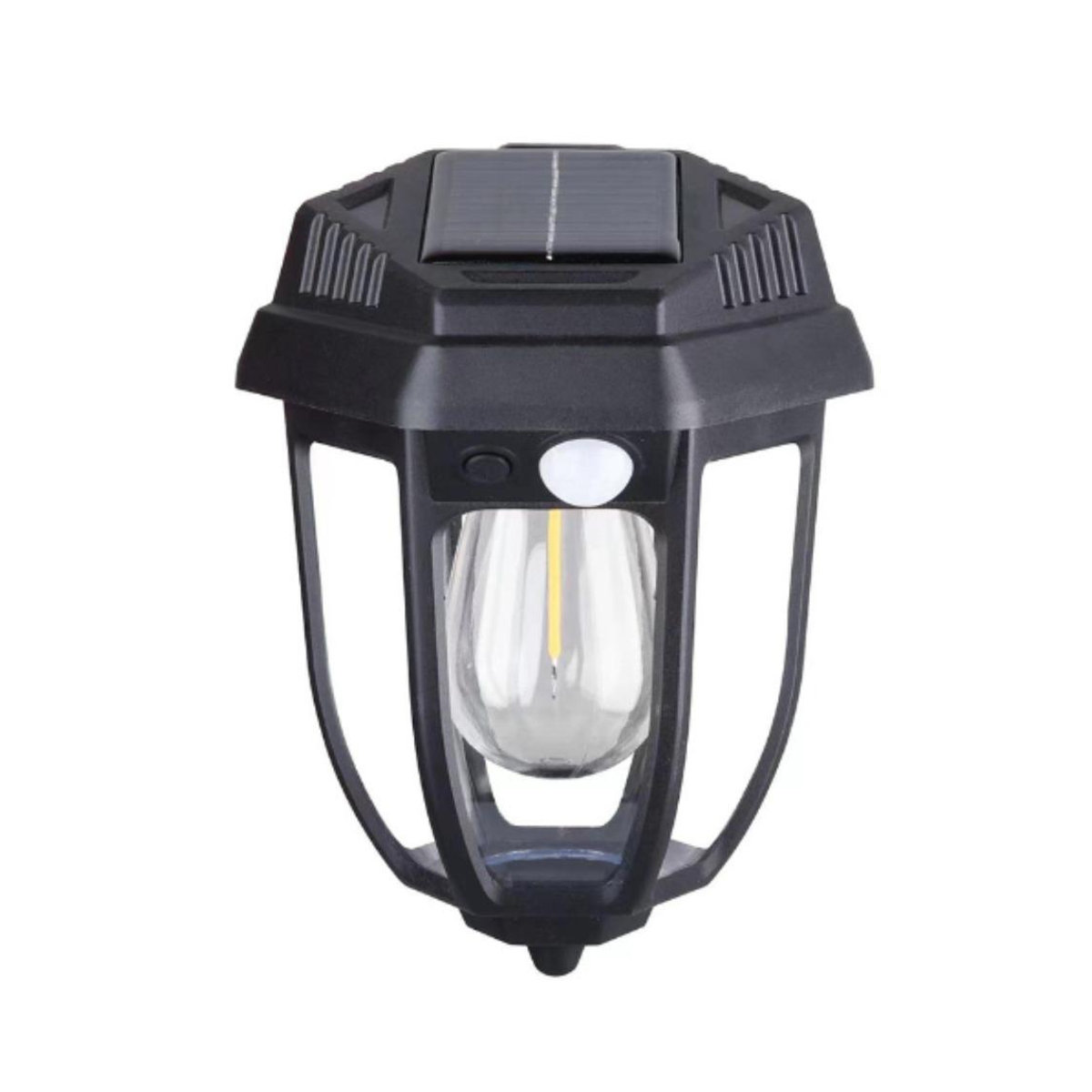 LIUXING Fire Solar Wandleuchte mit LED und Bewegungssensor, moderne Gartenbeleuchtung in Schwarz, IP44 wasserdicht - Bild 7