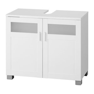 LIVARNO Basel Waschtischunterschrank Modern Weiß B: 68,5 cm, H: 68,5 cm