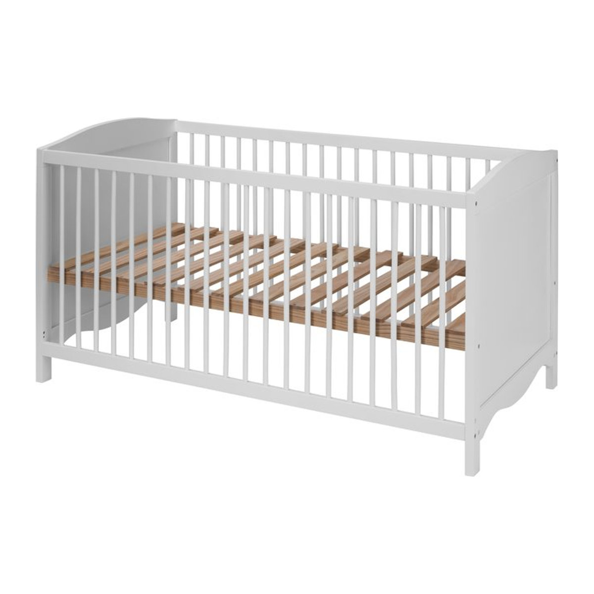 LIVARNO HOME Babybett aus Holz in Weiß und Natur, Klassisch - Bild 1