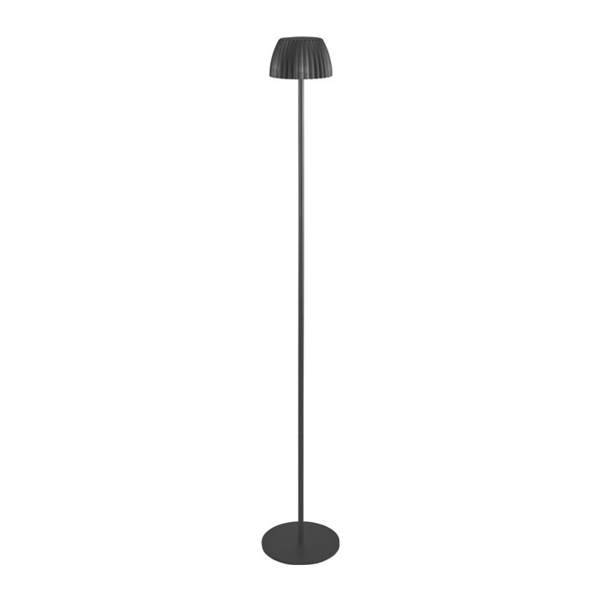 LIVARNO HOME LED-Akku-Stehleuchte mit Touch-Dimmer und USB-Ladefunktion in Lamellen-Optik, Warmweiß - Bild 1