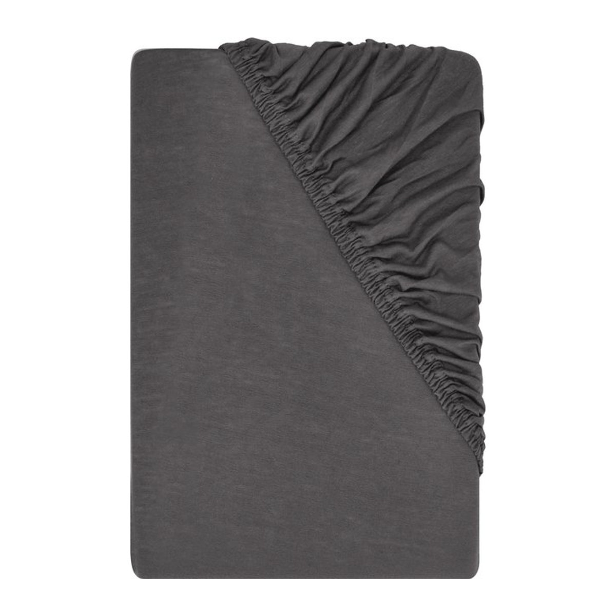 LIVARNO Jersey-Spannbettlaken in Grau, B/T: 180-200 x 200 cm - Bild 1