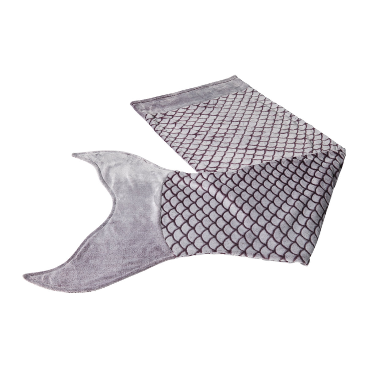 LIVARNO Kuscheldecke Meerjungfrau Lila B: 60 cm, L: 180 cm - Bild 1