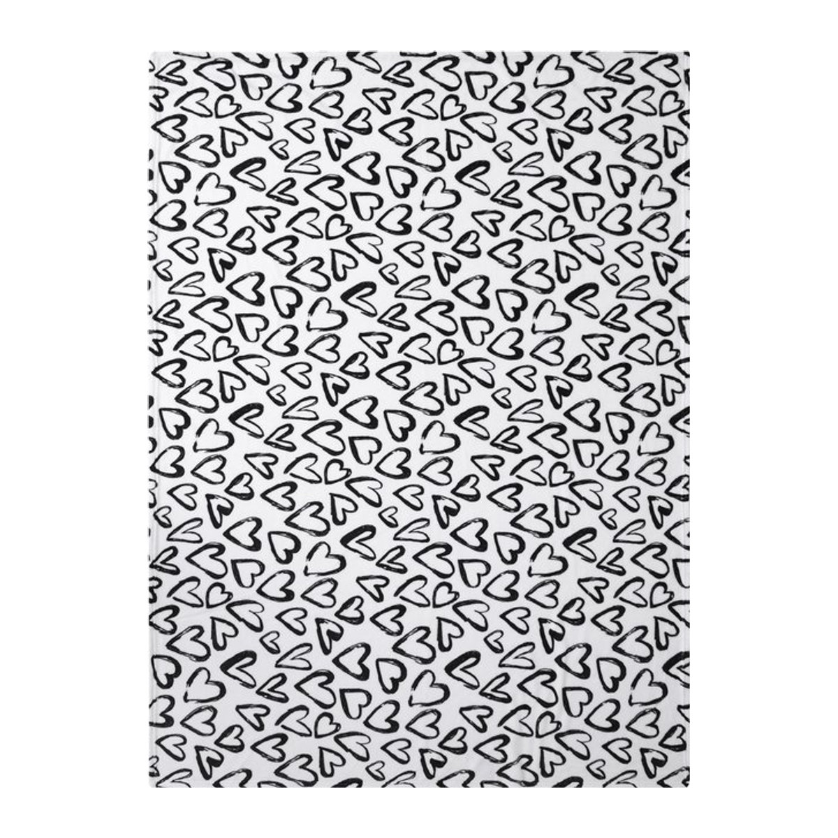 LIVARNO Kuscheldecke mit Herzmotiv in Weiß, B/T: 150 x 200 cm - Bild 1