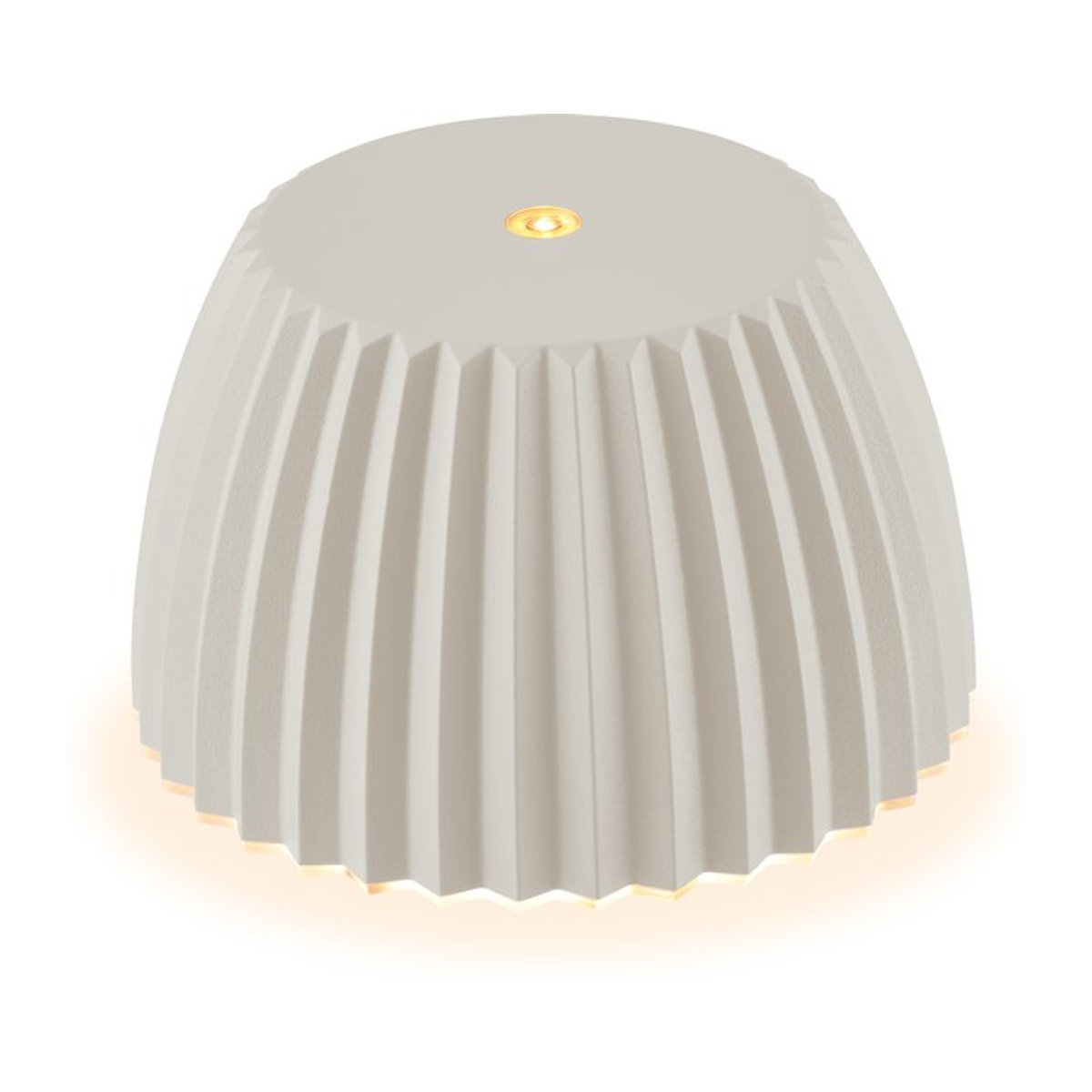 LIVARNO LED-Akku-Flaschenleuchte in Beige mit warmweißem Licht - Bild 1