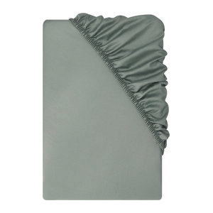 LIVARNO Satin-Spannbettlaken Grau, B/T: 180-200 x 200 cm