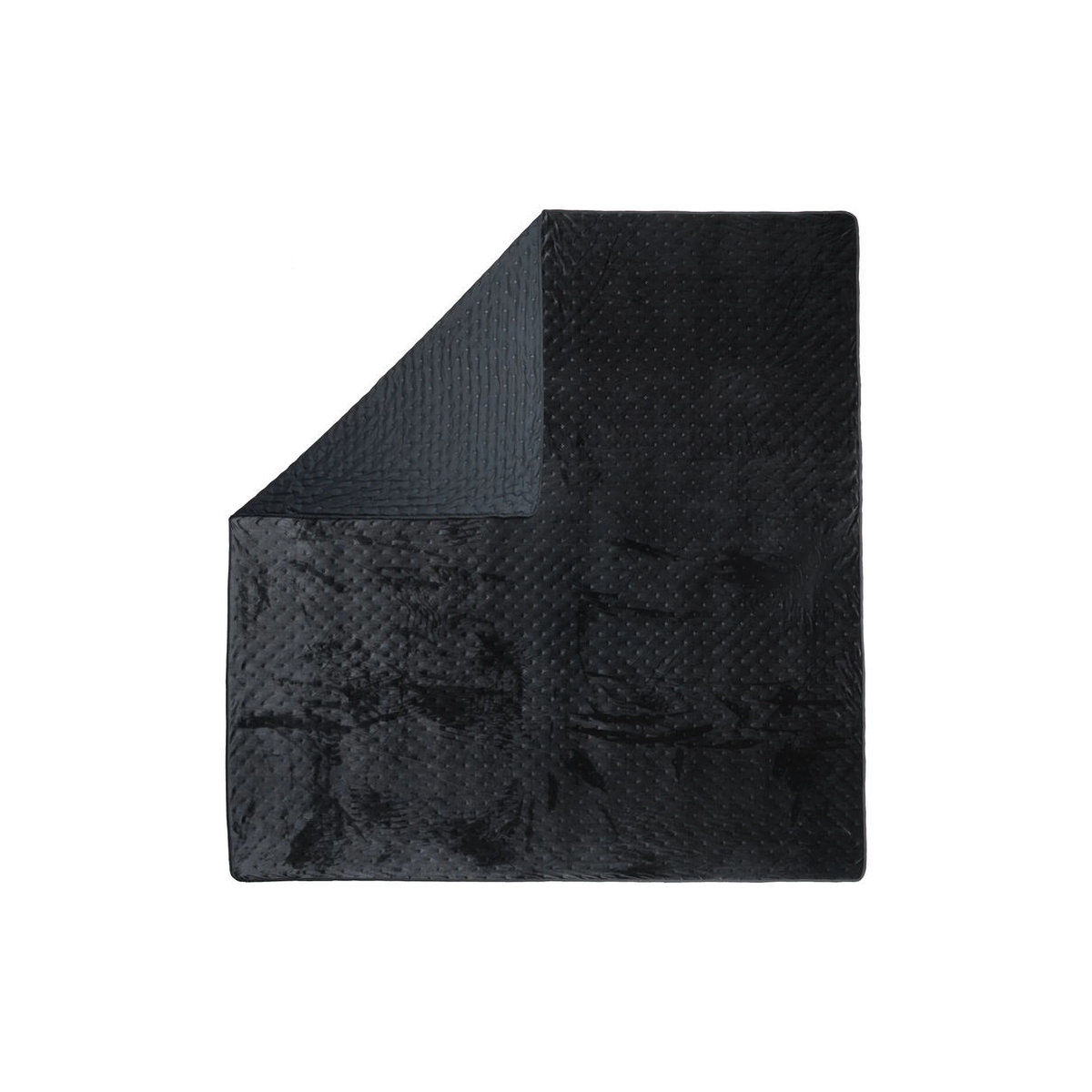 LIVARNO Velours-Tagesdecke in Grau, B/T: 220 x 240 cm - Bild 4