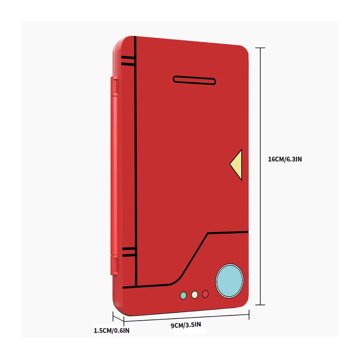 LOKPAD Aufbewahrungsbox für Spielkarten und Micro-SD-Karten in Rot mit 24 Steckplätzen für Nintendo Switch, Lite und OLED - Bild 3
