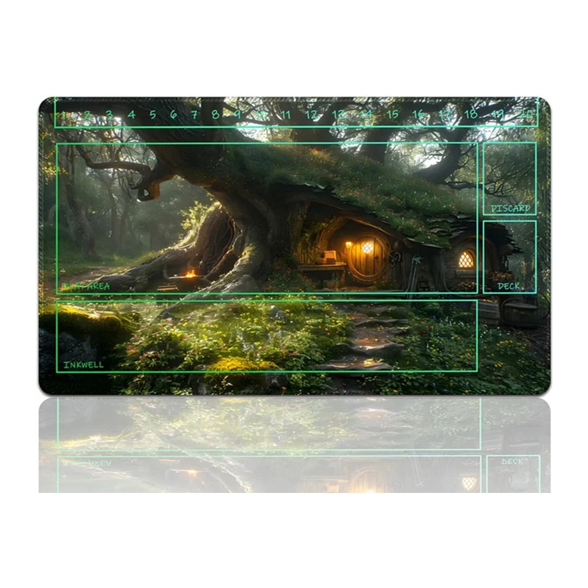 Lorcana Spielmatte Mairuige mit Abstract-Design, mehrfarbig, B: 60 cm x T: 35 cm - Bild 1