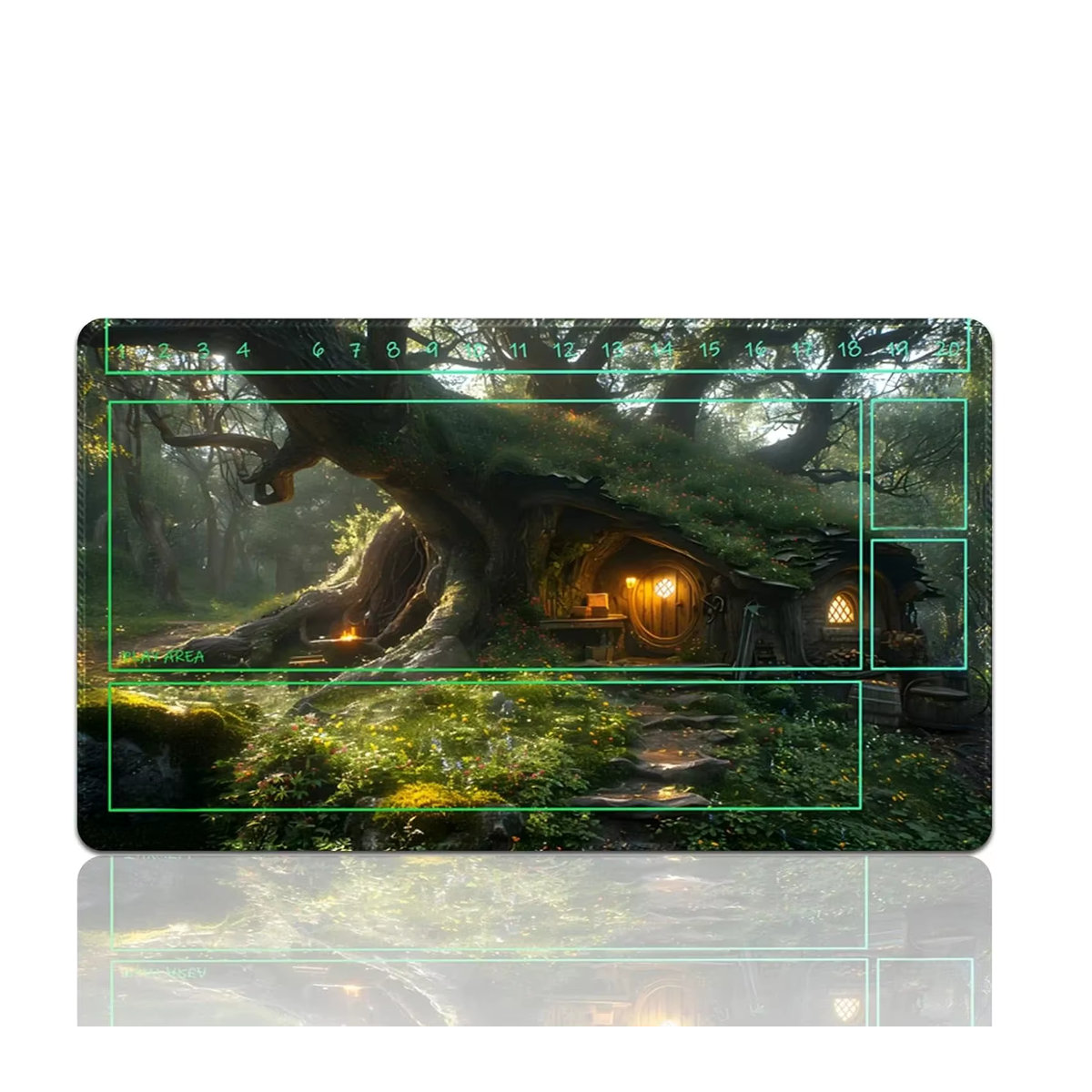 Lorcana Spielmatte Mairuige mit Abstract-Design, mehrfarbig, B: 60 cm x T: 35 cm - Bild 7